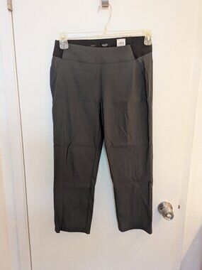 Simply Vera Vera Wang Dark Grey Capri Pants Women's Size Small